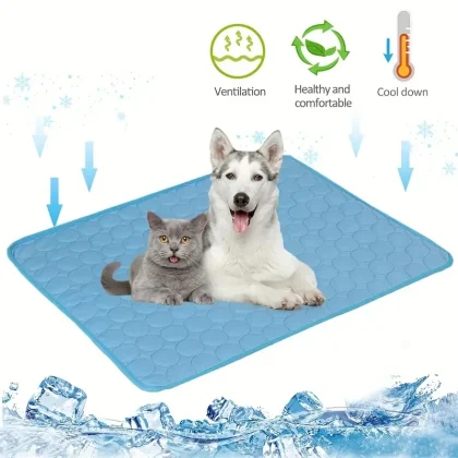 Summer Pet Cold Bed for Dogs & Cats | Pet Cooling Pad